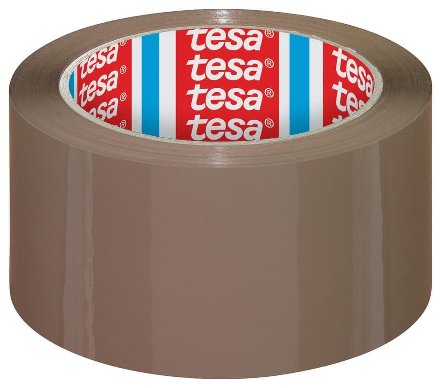 TESA ruban d'emballage, brun, 50mmx66m, (6 pièces)