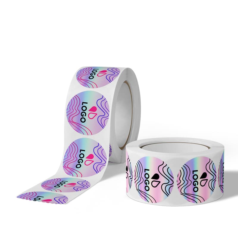 200.00000 Étiquettes Holographiques Personnalisées 5 x 5 cm - Easyflyer