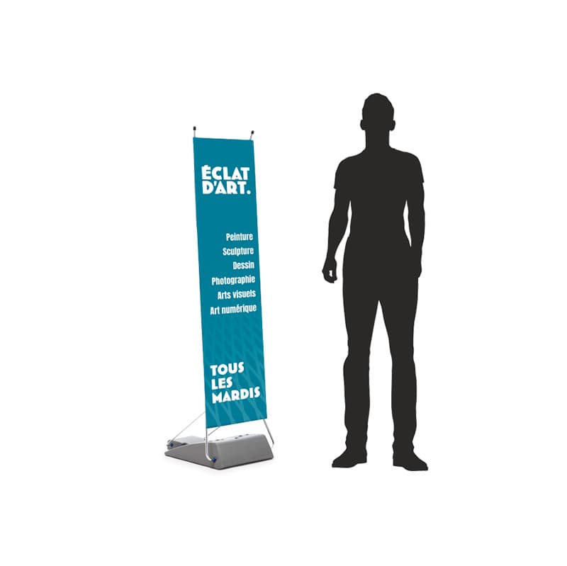 X-Banner Outdoor Publicitaire 45 x 155 cm - Easyflyer