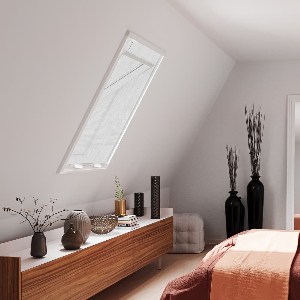 Moustiquaire compatible avec les fenêtres de toit VELUX® pour mairies