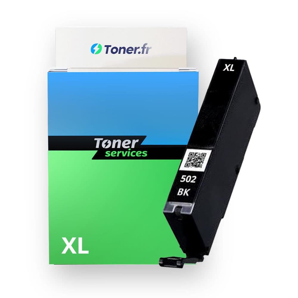 Cartouche d'encre compatible Epson 502 XL Noir / Epson Jumelle (C13T02W140) - Grande capacité - marque Toner Services
